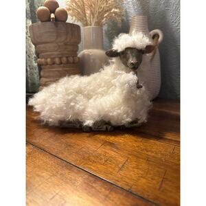 Momma sheep and baby sheep